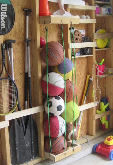 Organize Toys in the Garage