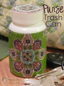 Purse Trash Can