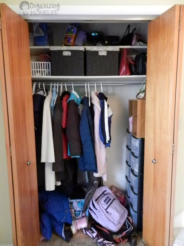 How To Declutter & Organize Your Coat Closet - 20+ Ideas For Families! -  Small Stuff Counts