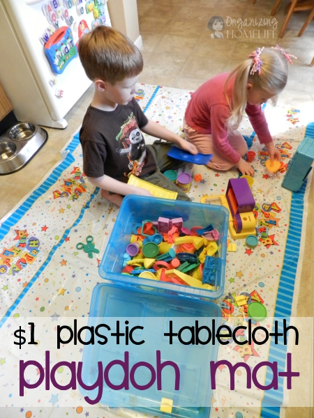 Playdoh Play Mat - Organizing Homelife