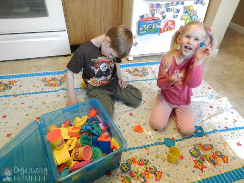 Play doh table deals cover