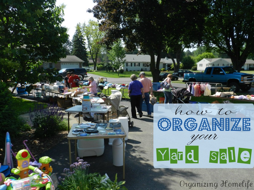 How to Have a {Very} Successful Yard Sale ~ Organizing Your Sale