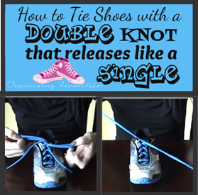 double knot shoelace