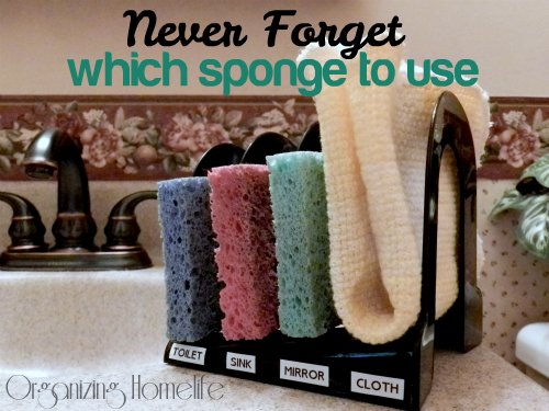 http://www.organizinghomelife.com/wp-content/uploads/2012/09/Never-forget-which-sponge.jpg