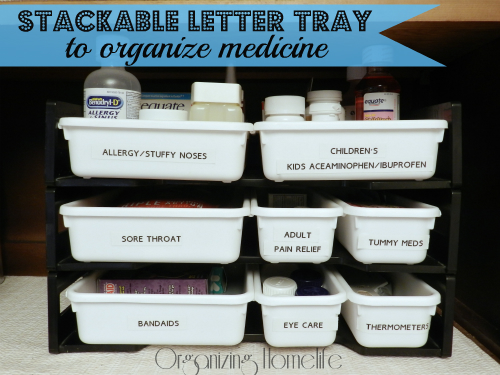 Tips to Organize Medicine + Linens