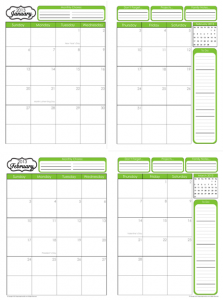 Sample Free Printables - Organizing Homelife