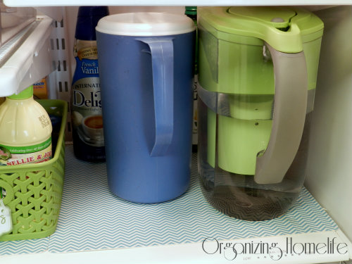 Organized Fridge Shelf