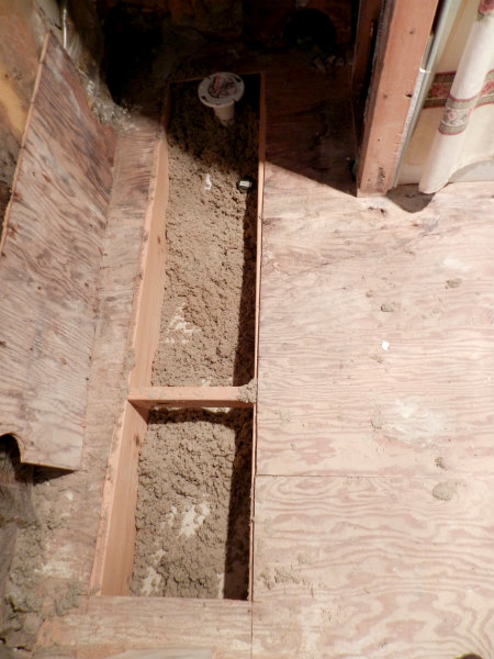 Plumbing moved