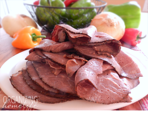 Easy roast beef sandwiches