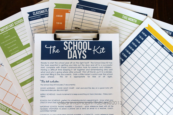 Clean Mama's School Days Kit