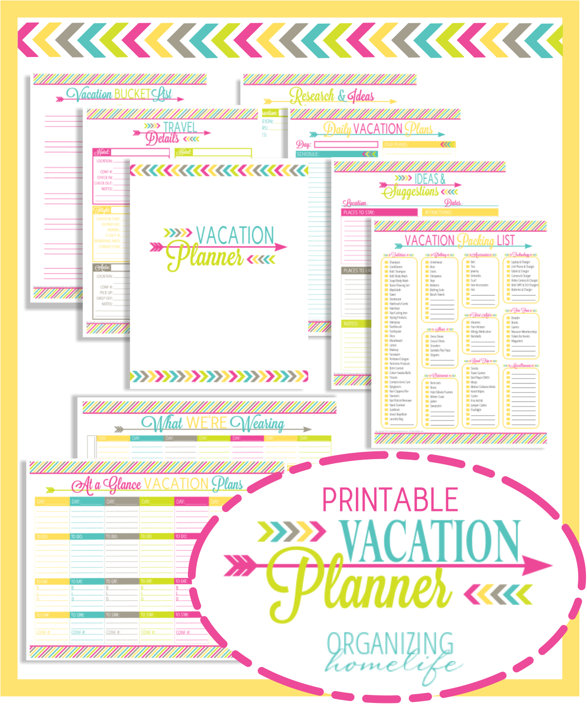 Vacation Planning Printable Pack Organizing Homelife vacation-planning-printable-pack-organizing-homelife