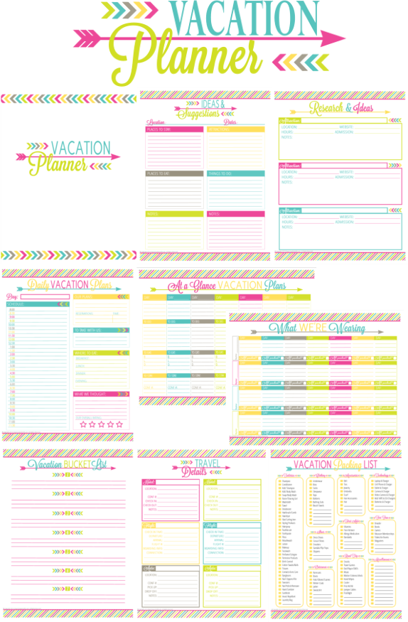 Vacation Printables