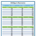 19 - Birthdays & Anniversaries
