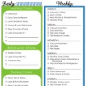 4 - Daily and Weekly Chore Schedule