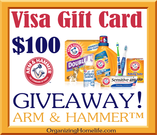 Arm & Hammer $100 Visa Gift Card & Product Giveaway