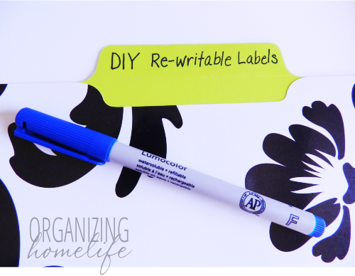 How to Easily Make Any File Folder Tab Rewritable