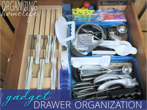 Gadget and Knife Drawer Organization