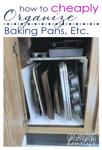 Easy DIY Storage Solution for Baking Sheet Pans