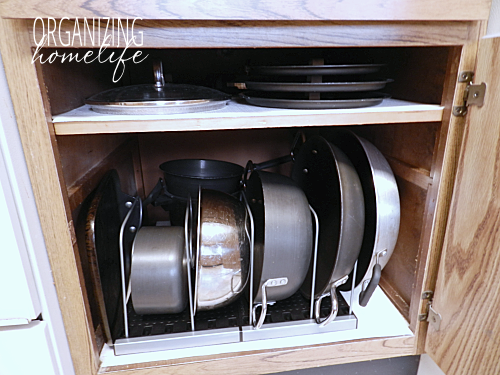 How to Frugally Organize Pots and Pans