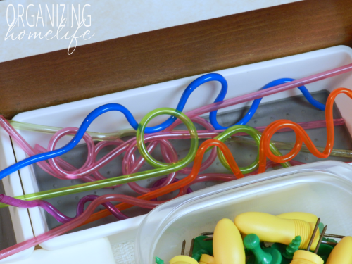 How to Organize Crazy Straws