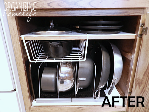 How to Organize Pots and Pans