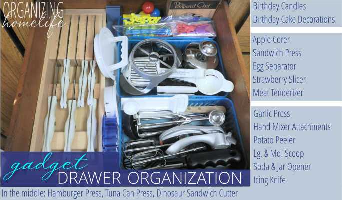 How to Organize a Gadget Drawer in Your Kitchen