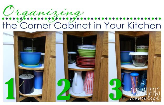 How to Organize the Corner Cabinet in Your Kitchen