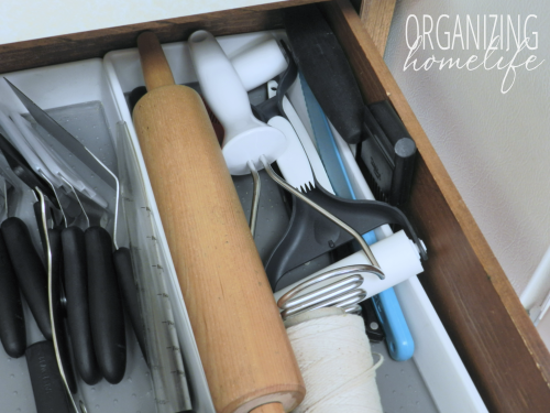 Organizing Baking Utensils