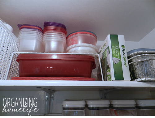 The Easiest Way to Organize Food Storage Containers ~ Organize Your Kitchen  Frugally Day 7 - Organizing Homelife