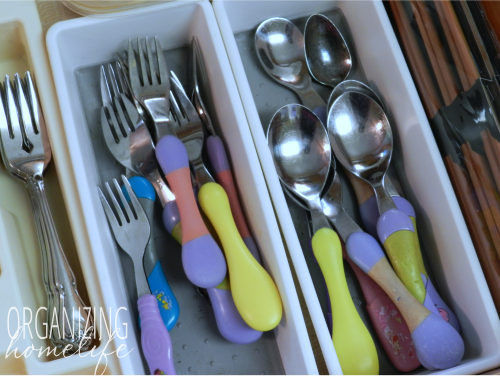 Organizing Kids' Silverware