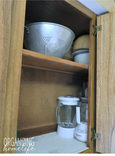 Organizing Small Appliances and Serving Bowls