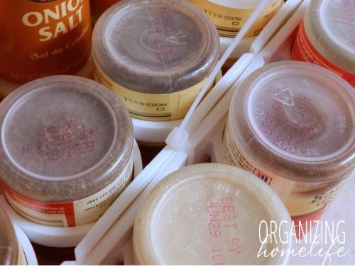 Organizing Spice Containers with Spice Clips and Zip Ties