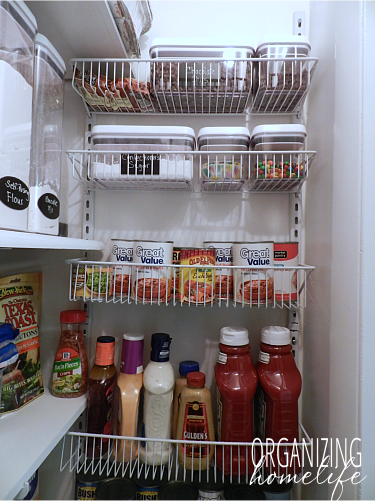 Organizing a Pantry with Wire Racks