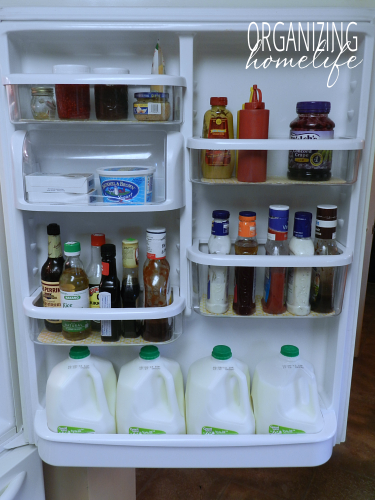 Organizing the Fridge Door