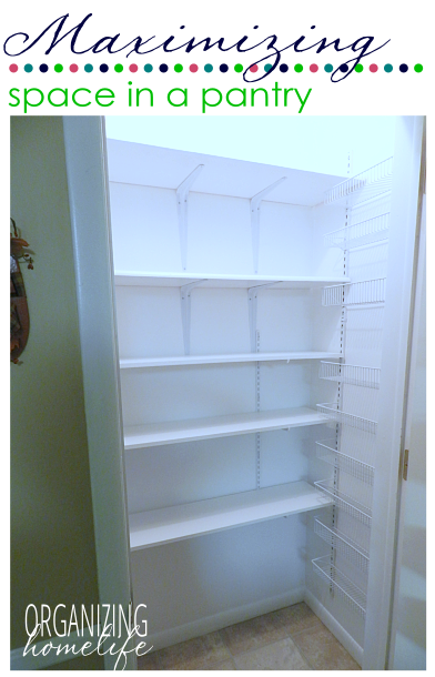 Pantry Organization - Maximizing Space in a Pantry