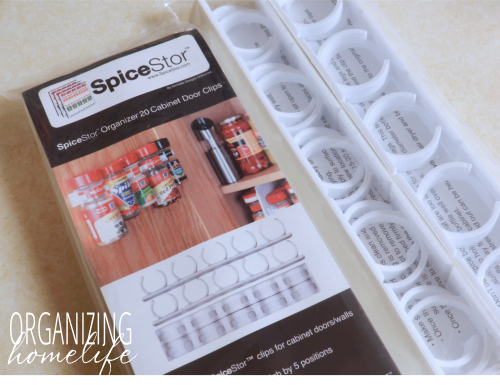 Spice Stor Spice Organizing Cliips