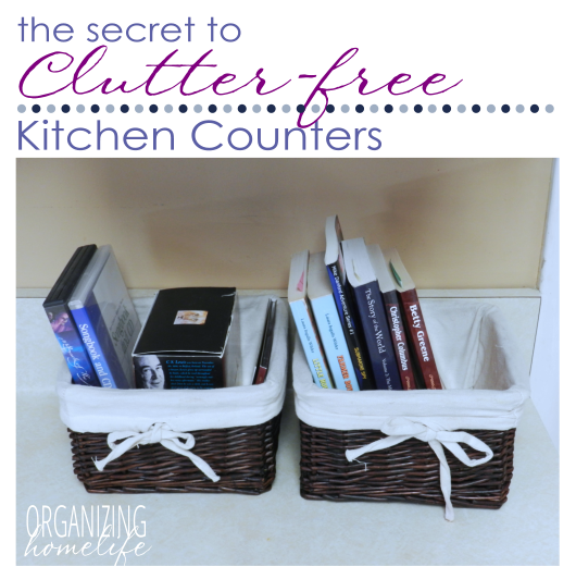 The Secret to Clutter Free Counters