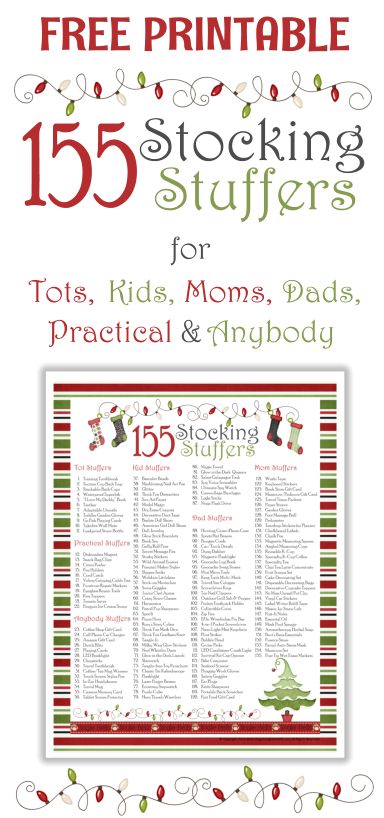 Stocking Stuffers for the Family - Pinteresting Plans