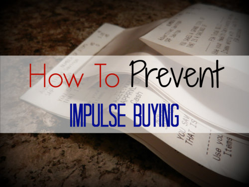 How to Prevent Impulse Buys