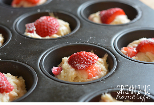 Homemade Strawberry Rhubarb Muffins