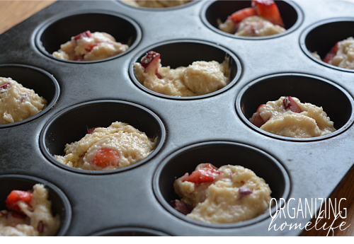 Muffin Dough in Pan