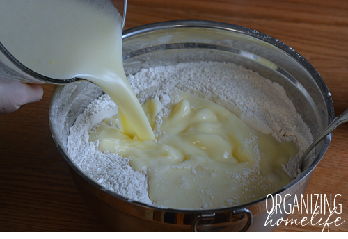 Touch of Spring Muffins in the Making