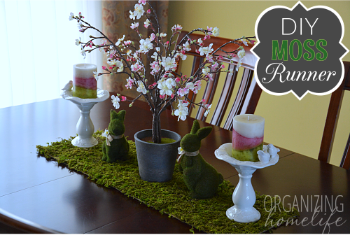 Moss Table Runner, Craft Moss