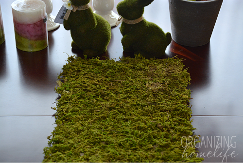 Moss Table Runner DIY