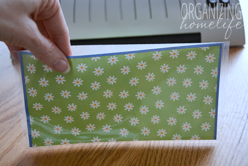 How to Make Paper Pockets for Cabinet Doors