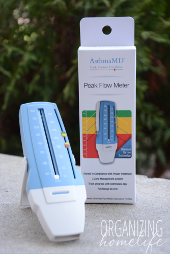 AsthmaMD Peak Flow Meter with Tracking App