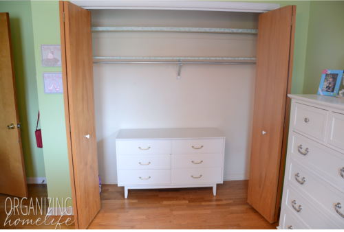 Empty Closet with Dresser