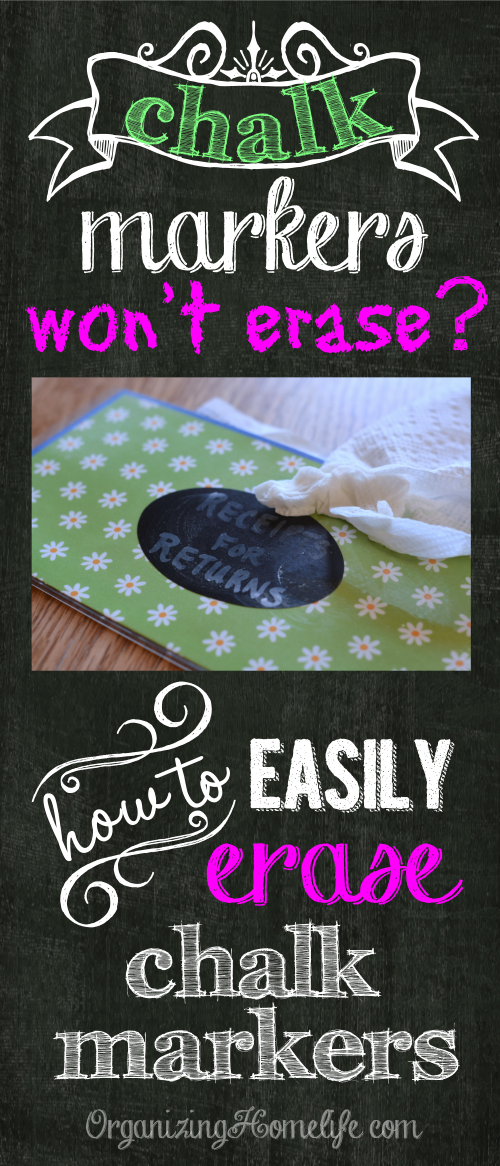 How to Easily Erase Chalk Markers