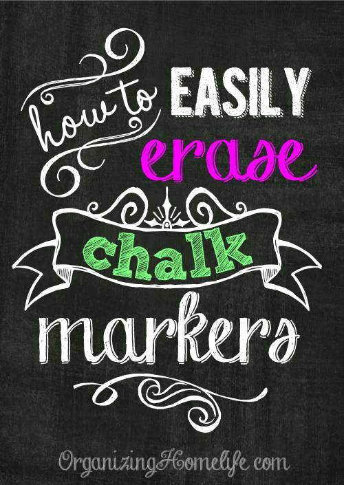 How to Erase Chalk Markers Easily