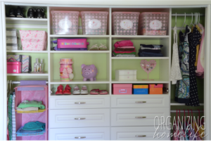 Organized Kids' Closet